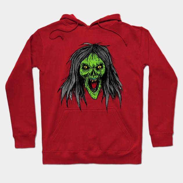 Banshee Scream Green Hoodie by WarrenDMS